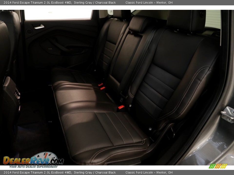 2014 Ford Escape Titanium 2.0L EcoBoost 4WD Sterling Gray / Charcoal Black Photo #17