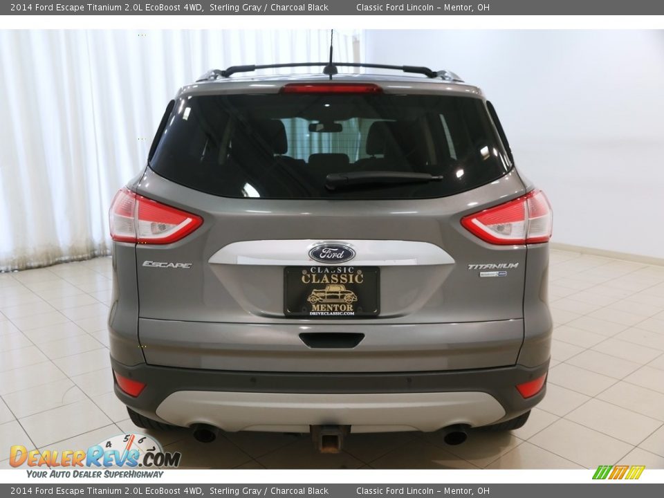 2014 Ford Escape Titanium 2.0L EcoBoost 4WD Sterling Gray / Charcoal Black Photo #18