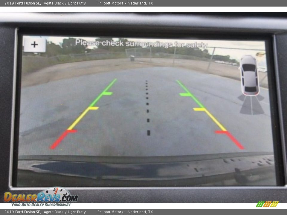 2019 Ford Fusion SE Agate Black / Light Putty Photo #15