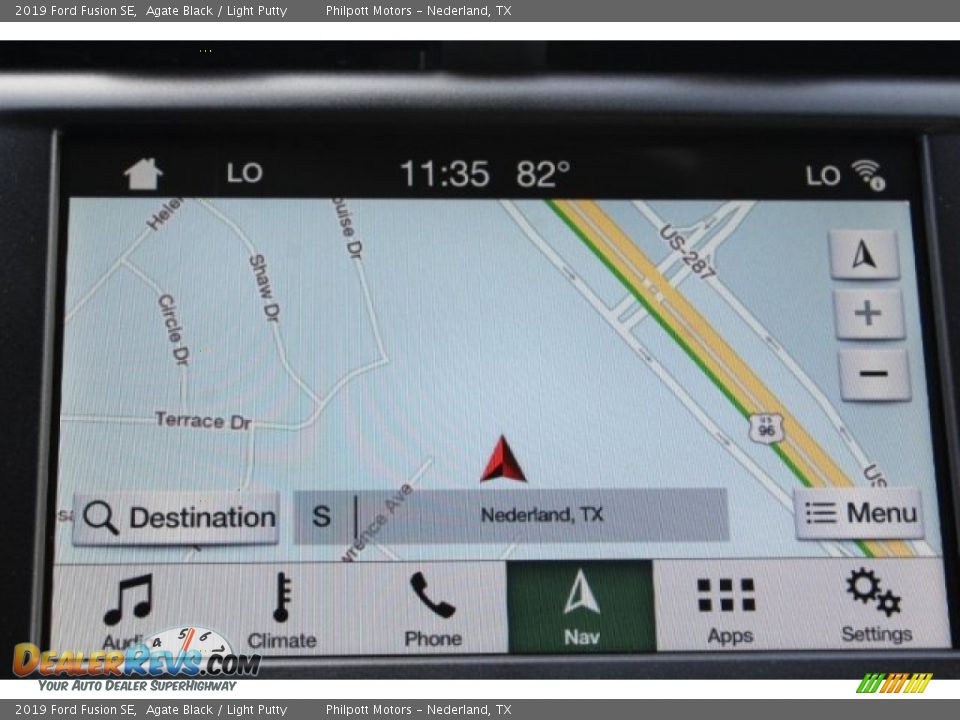 2019 Ford Fusion SE Agate Black / Light Putty Photo #16