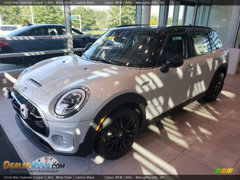 2019 Mini Clubman Cooper S All4 White Silver / Carbon Black Photo #3