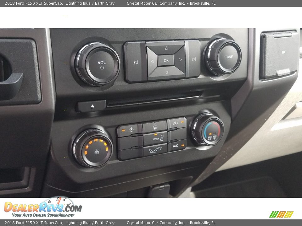 2018 Ford F150 XLT SuperCab Lightning Blue / Earth Gray Photo #16