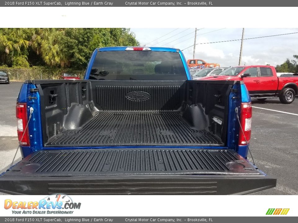 2018 Ford F150 XLT SuperCab Lightning Blue / Earth Gray Photo #20