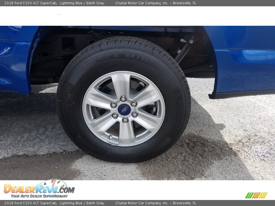2018 Ford F150 XLT SuperCab Lightning Blue / Earth Gray Photo #21