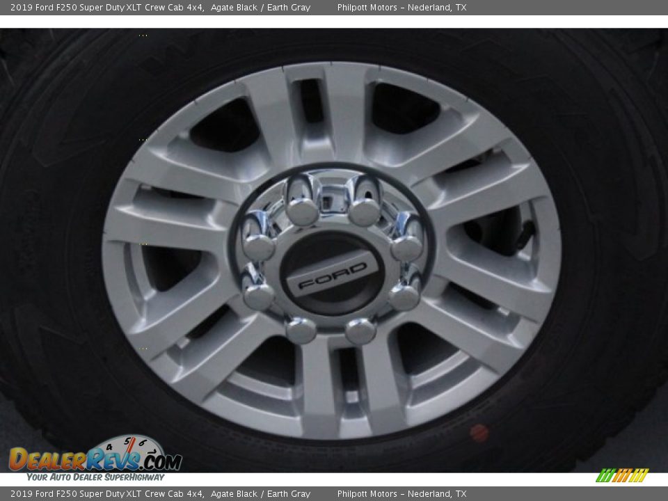 2019 Ford F250 Super Duty XLT Crew Cab 4x4 Agate Black / Earth Gray Photo #6