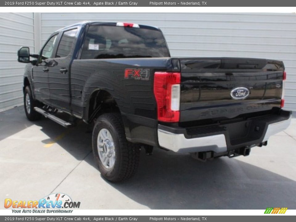 2019 Ford F250 Super Duty XLT Crew Cab 4x4 Agate Black / Earth Gray Photo #7