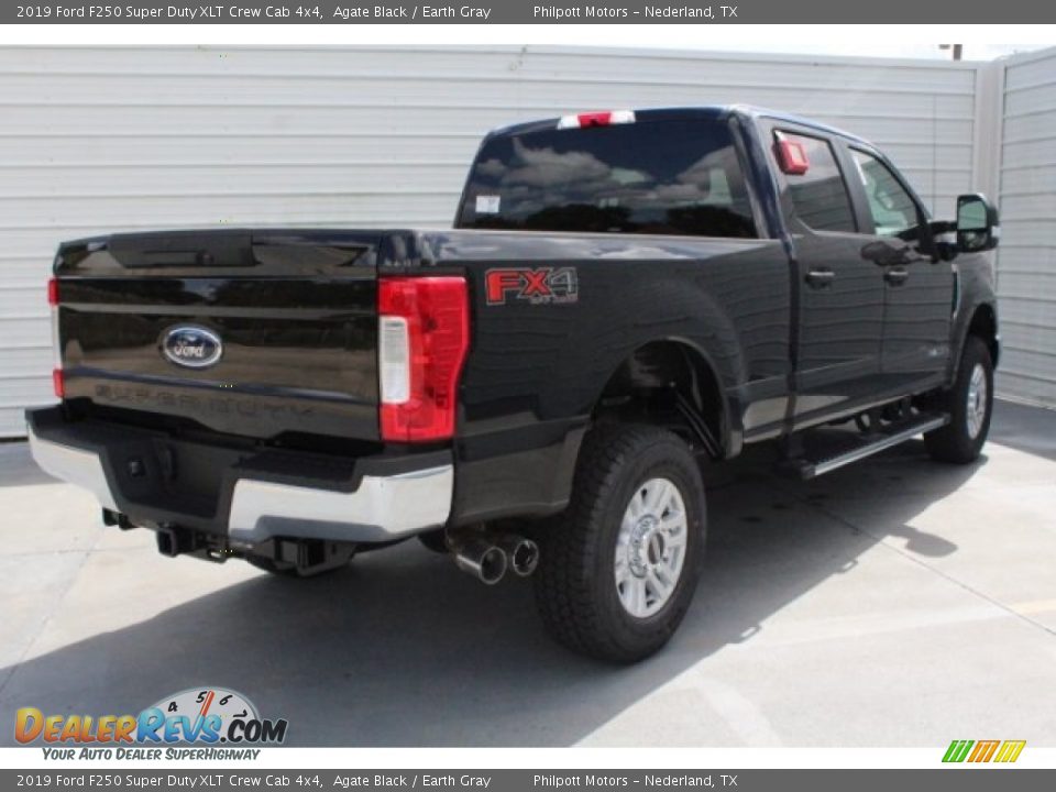 2019 Ford F250 Super Duty XLT Crew Cab 4x4 Agate Black / Earth Gray Photo #9