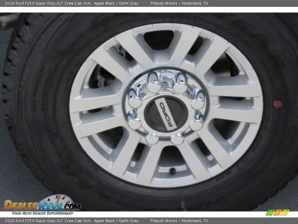 2019 Ford F250 Super Duty XLT Crew Cab 4x4 Agate Black / Earth Gray Photo #10