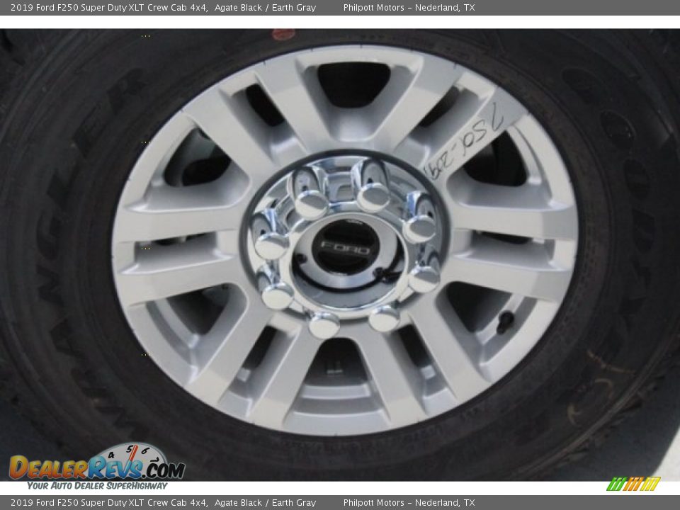 2019 Ford F250 Super Duty XLT Crew Cab 4x4 Agate Black / Earth Gray Photo #11