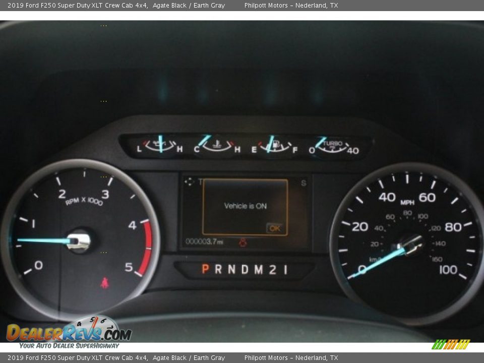 2019 Ford F250 Super Duty XLT Crew Cab 4x4 Agate Black / Earth Gray Photo #19