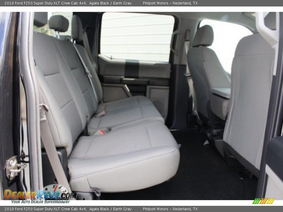 2019 Ford F250 Super Duty XLT Crew Cab 4x4 Agate Black / Earth Gray Photo #27