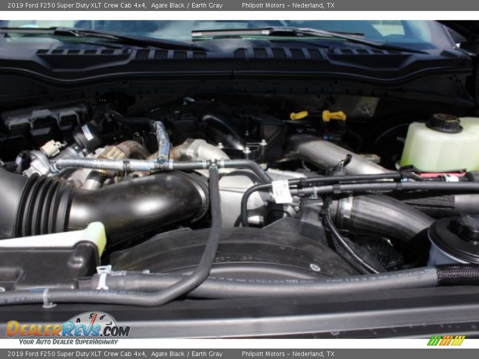 2019 Ford F250 Super Duty XLT Crew Cab 4x4 Agate Black / Earth Gray Photo #31