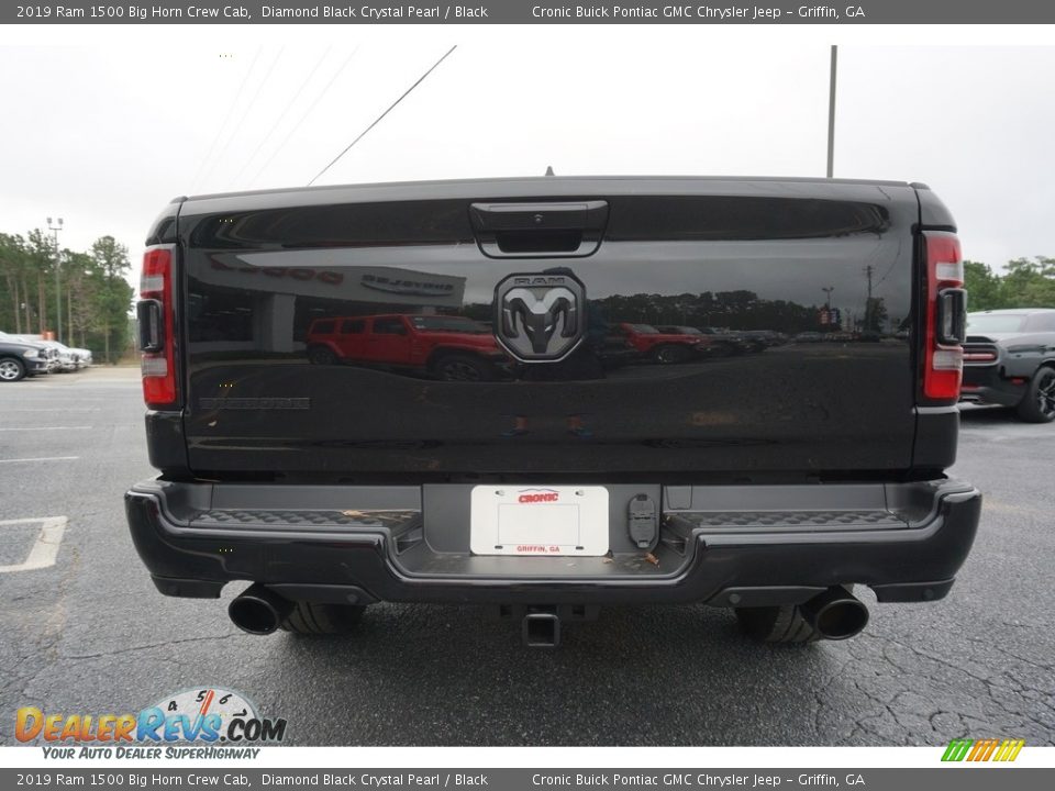 2019 Ram 1500 Big Horn Crew Cab Diamond Black Crystal Pearl / Black Photo #12