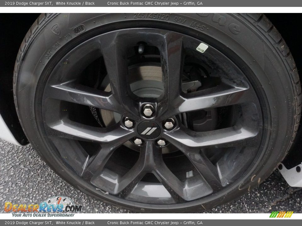 2019 Dodge Charger SXT White Knuckle / Black Photo #8