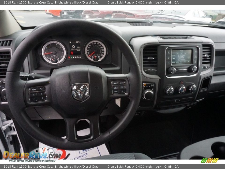 2018 Ram 1500 Express Crew Cab Bright White / Black/Diesel Gray Photo #5