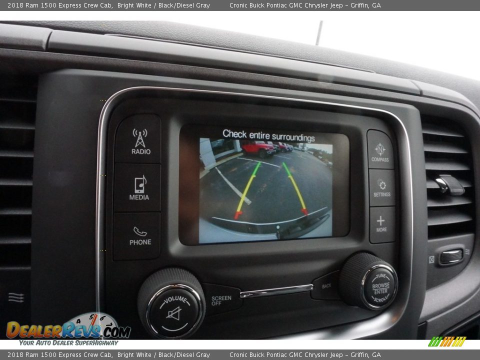 2018 Ram 1500 Express Crew Cab Bright White / Black/Diesel Gray Photo #6