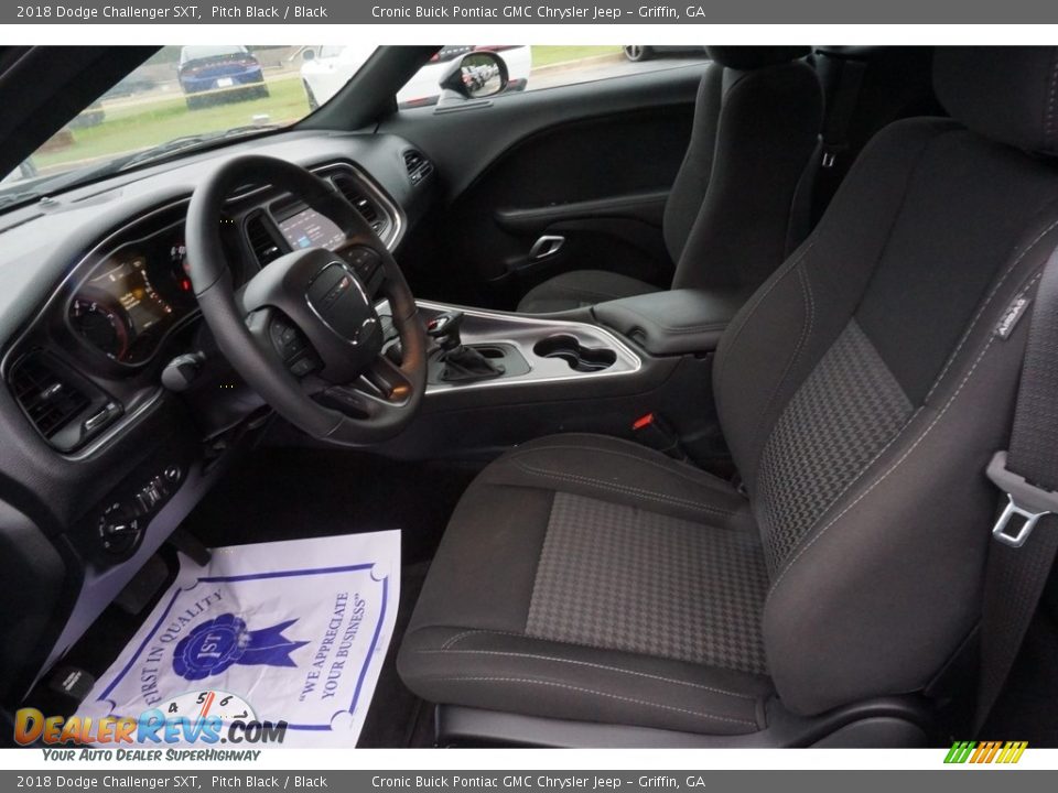 2018 Dodge Challenger SXT Pitch Black / Black Photo #4