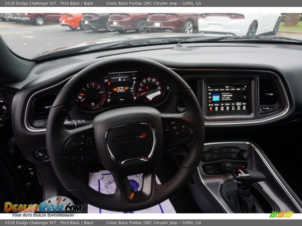 2018 Dodge Challenger SXT Pitch Black / Black Photo #5