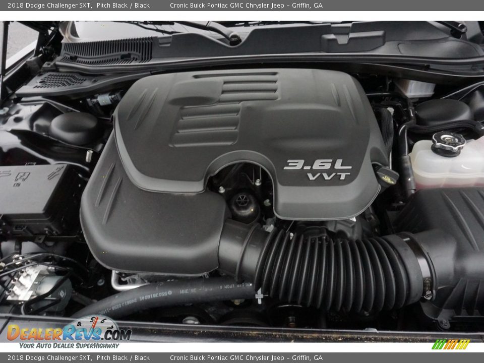 2018 Dodge Challenger SXT Pitch Black / Black Photo #9