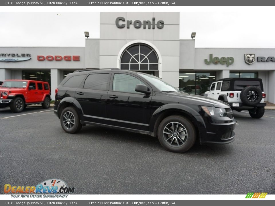 2018 Dodge Journey SE Pitch Black / Black Photo #1
