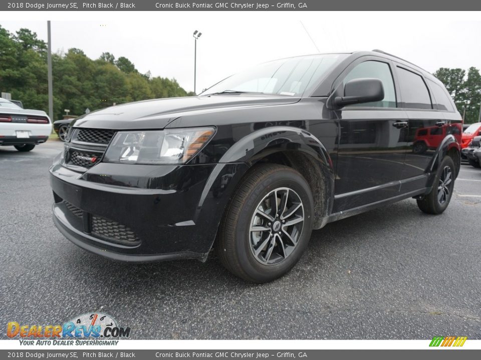 2018 Dodge Journey SE Pitch Black / Black Photo #3