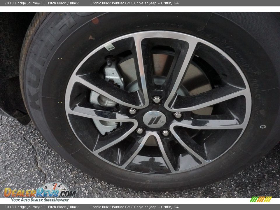 2018 Dodge Journey SE Pitch Black / Black Photo #8