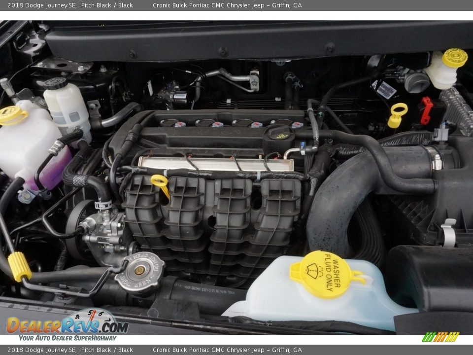 2018 Dodge Journey SE Pitch Black / Black Photo #9