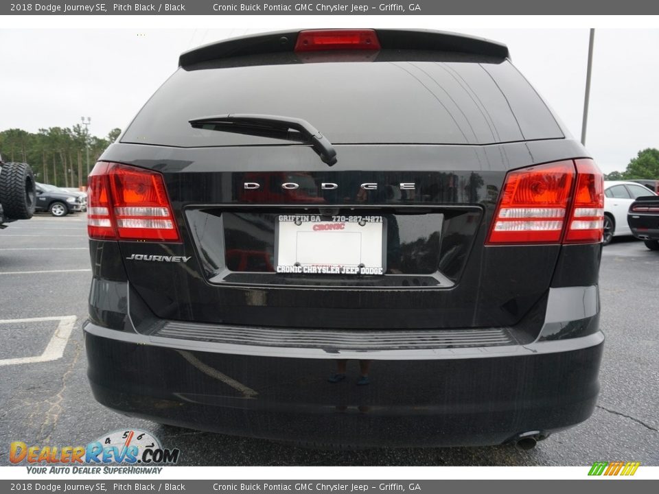 2018 Dodge Journey SE Pitch Black / Black Photo #12