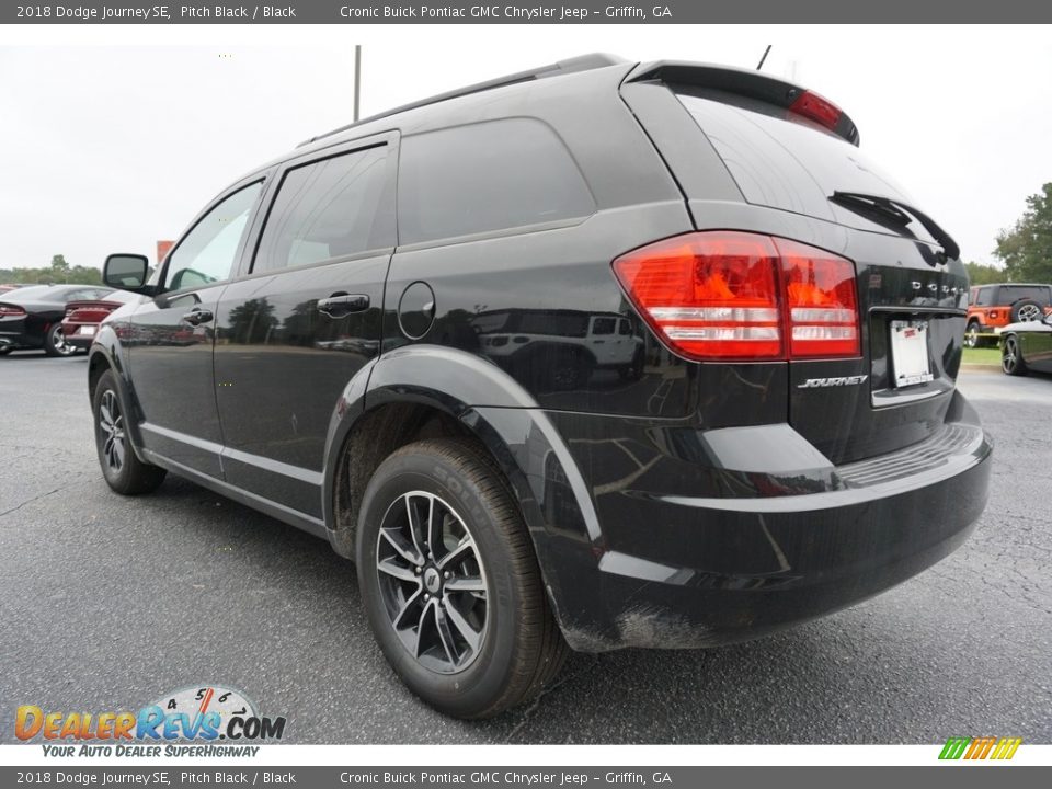 2018 Dodge Journey SE Pitch Black / Black Photo #13