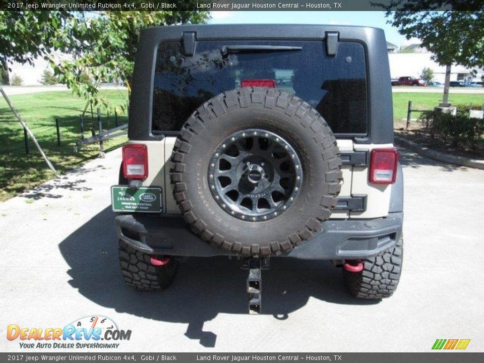 2017 Jeep Wrangler Unlimited Rubicon 4x4 Gobi / Black Photo #8