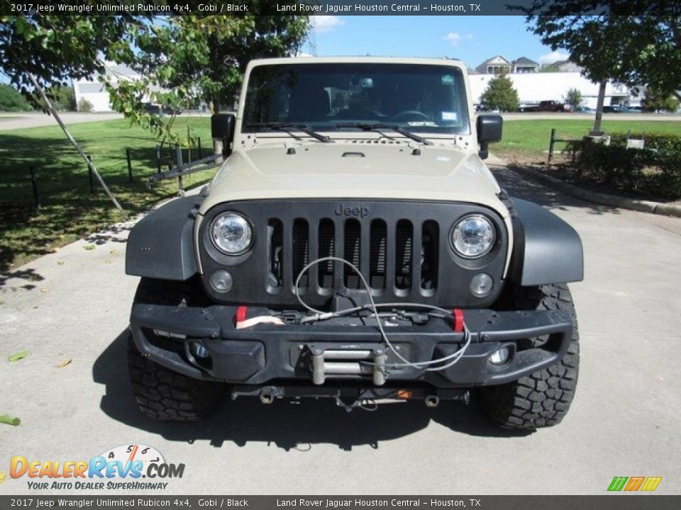 2017 Jeep Wrangler Unlimited Rubicon 4x4 Gobi / Black Photo #9