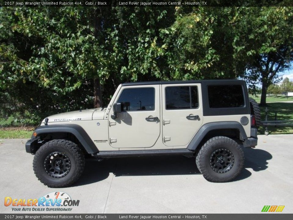 2017 Jeep Wrangler Unlimited Rubicon 4x4 Gobi / Black Photo #11