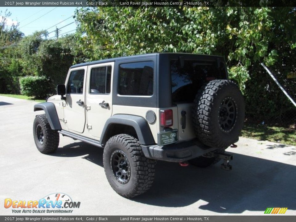 2017 Jeep Wrangler Unlimited Rubicon 4x4 Gobi / Black Photo #12