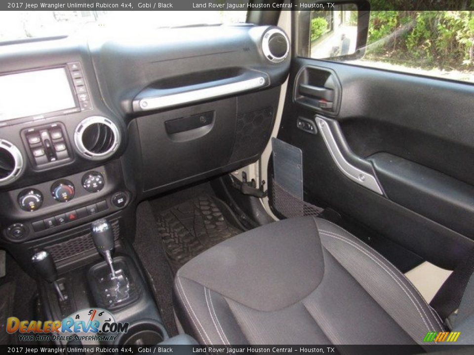 2017 Jeep Wrangler Unlimited Rubicon 4x4 Gobi / Black Photo #15