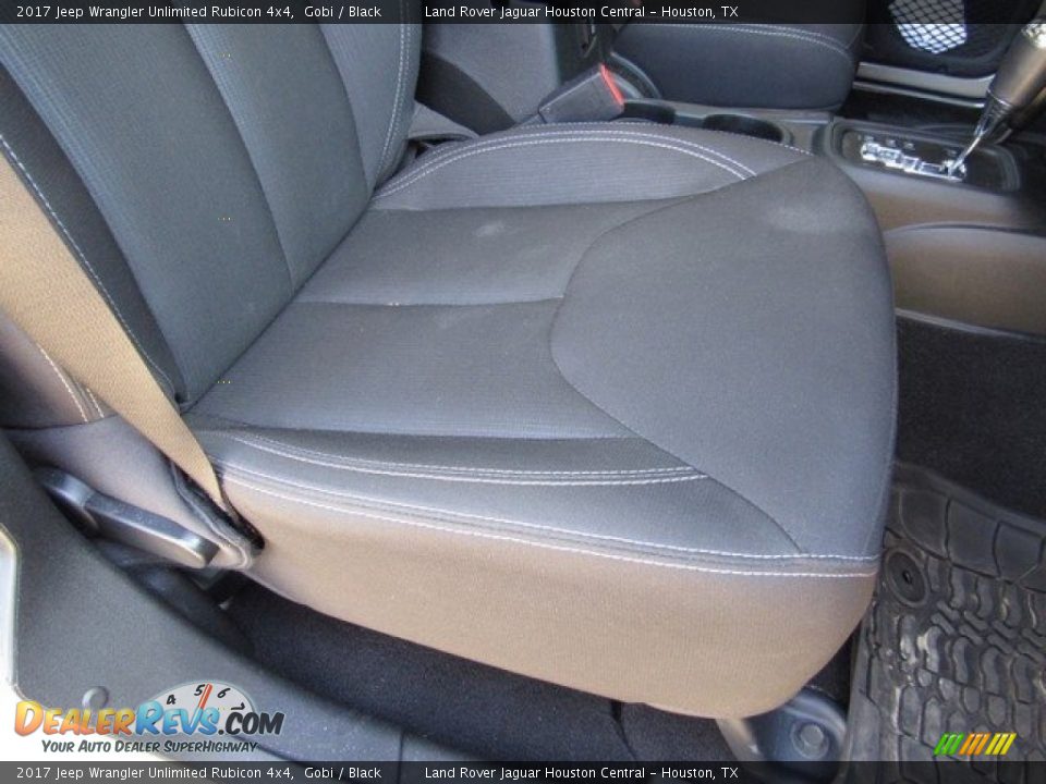 2017 Jeep Wrangler Unlimited Rubicon 4x4 Gobi / Black Photo #18