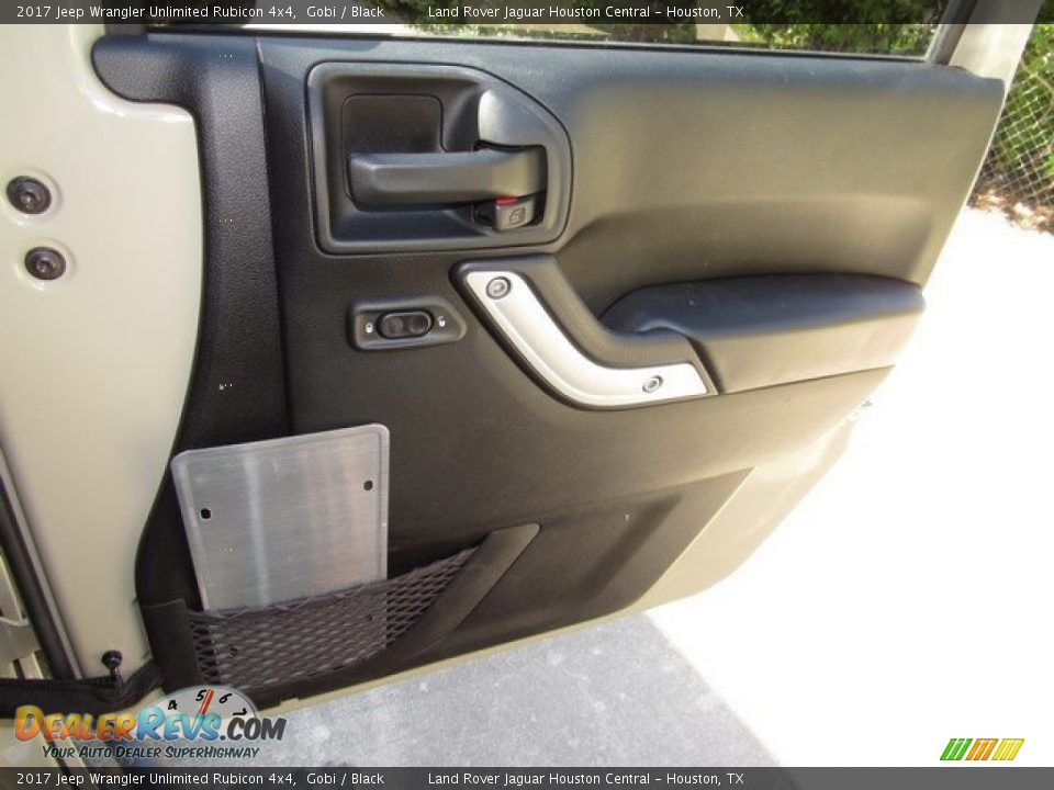 2017 Jeep Wrangler Unlimited Rubicon 4x4 Gobi / Black Photo #19
