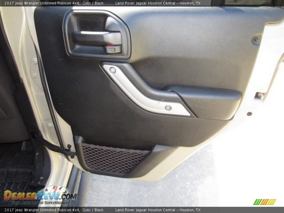 2017 Jeep Wrangler Unlimited Rubicon 4x4 Gobi / Black Photo #20