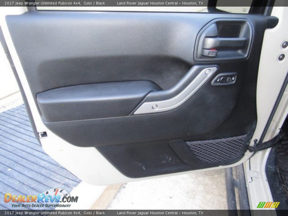 2017 Jeep Wrangler Unlimited Rubicon 4x4 Gobi / Black Photo #22