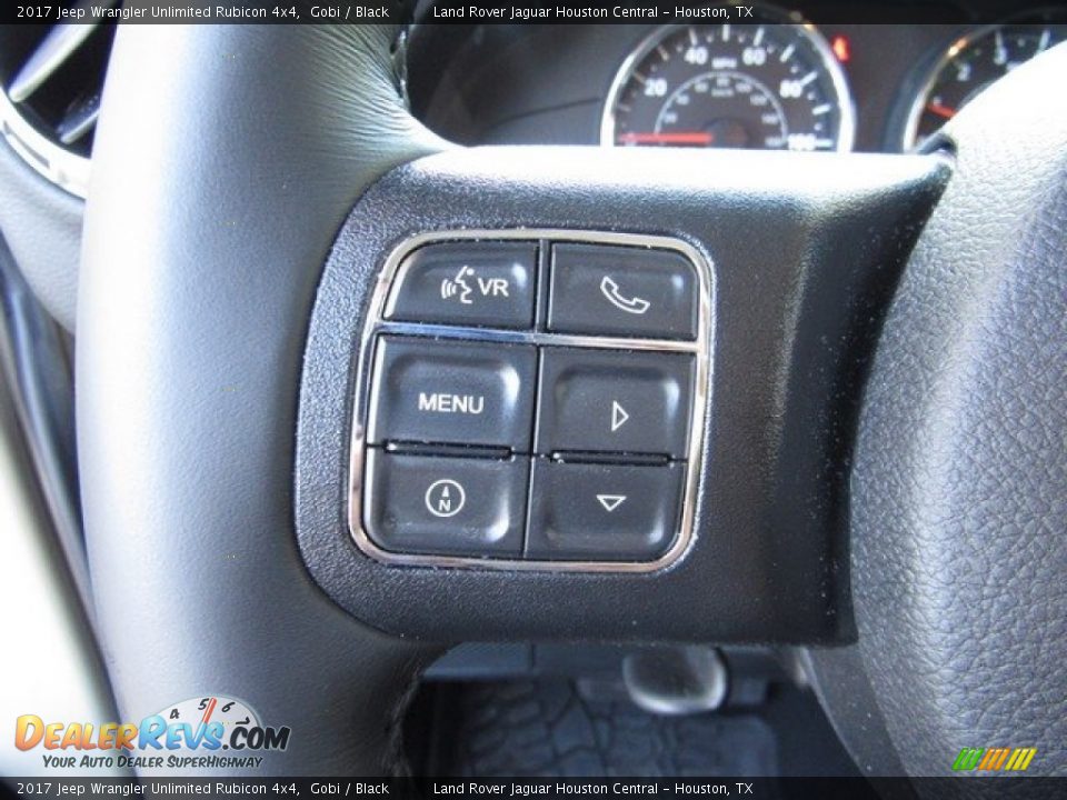 2017 Jeep Wrangler Unlimited Rubicon 4x4 Gobi / Black Photo #25