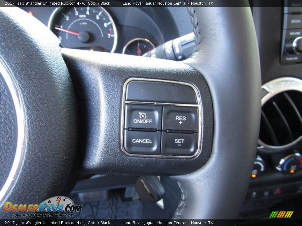 2017 Jeep Wrangler Unlimited Rubicon 4x4 Gobi / Black Photo #26