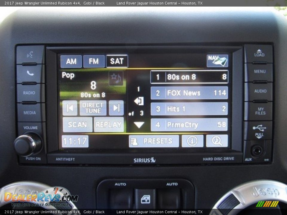 2017 Jeep Wrangler Unlimited Rubicon 4x4 Gobi / Black Photo #28