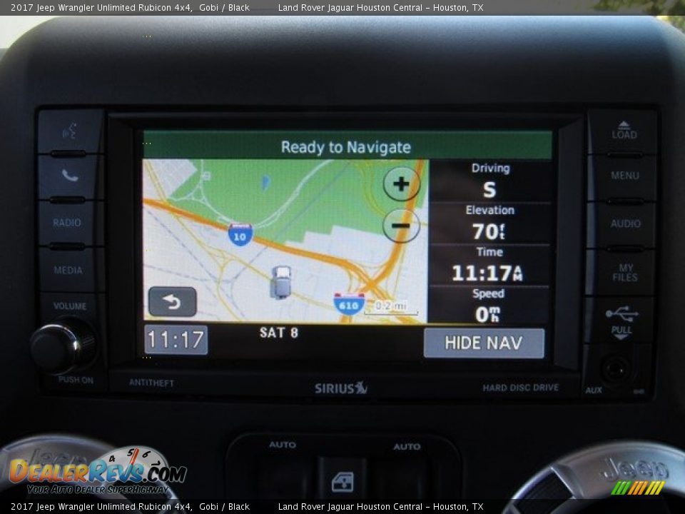 2017 Jeep Wrangler Unlimited Rubicon 4x4 Gobi / Black Photo #29