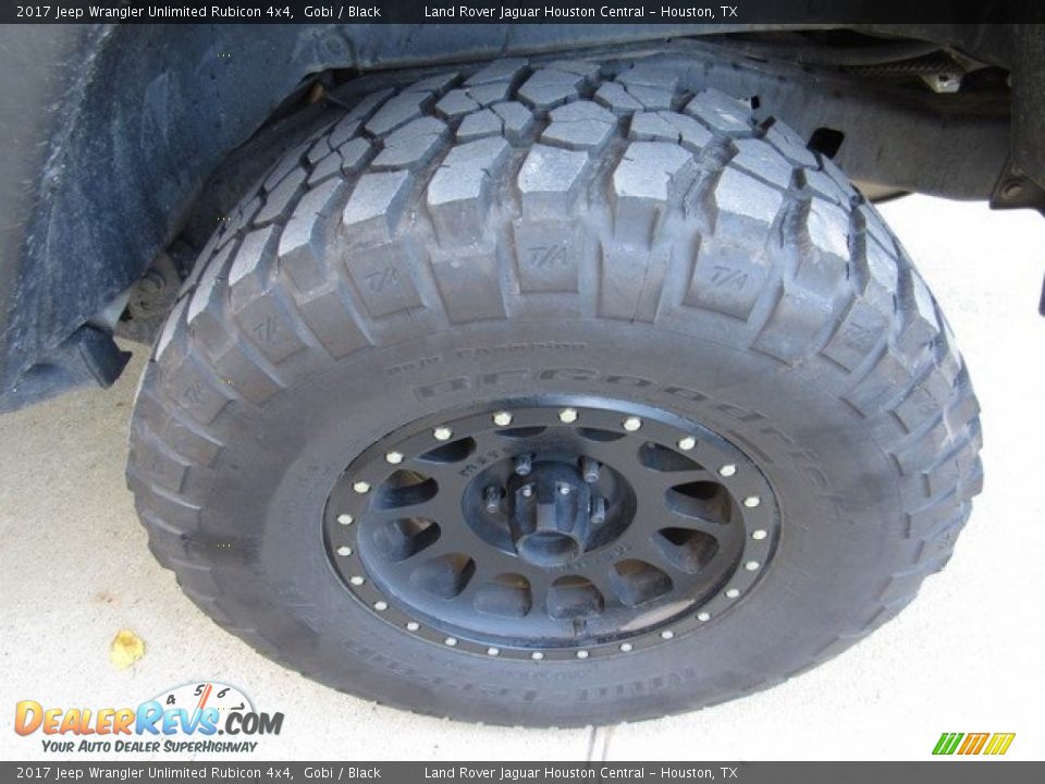 2017 Jeep Wrangler Unlimited Rubicon 4x4 Gobi / Black Photo #32