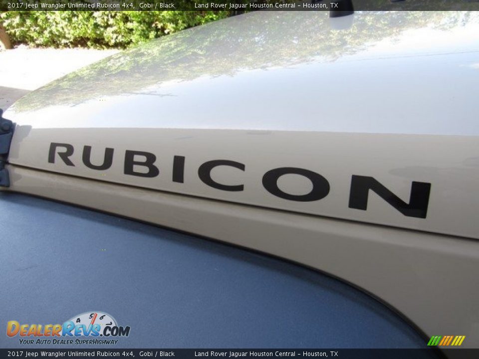 2017 Jeep Wrangler Unlimited Rubicon 4x4 Gobi / Black Photo #33