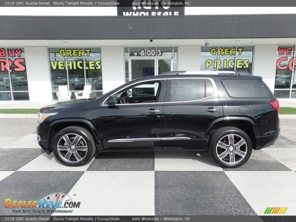 2018 GMC Acadia Denali Ebony Twilight Metallic / Cocoa/Shale Photo #1