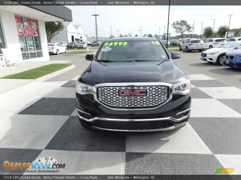 2018 GMC Acadia Denali Ebony Twilight Metallic / Cocoa/Shale Photo #2
