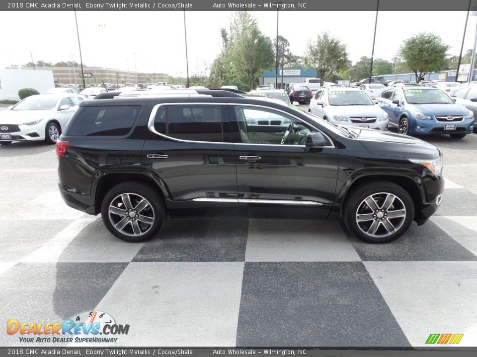 2018 GMC Acadia Denali Ebony Twilight Metallic / Cocoa/Shale Photo #3