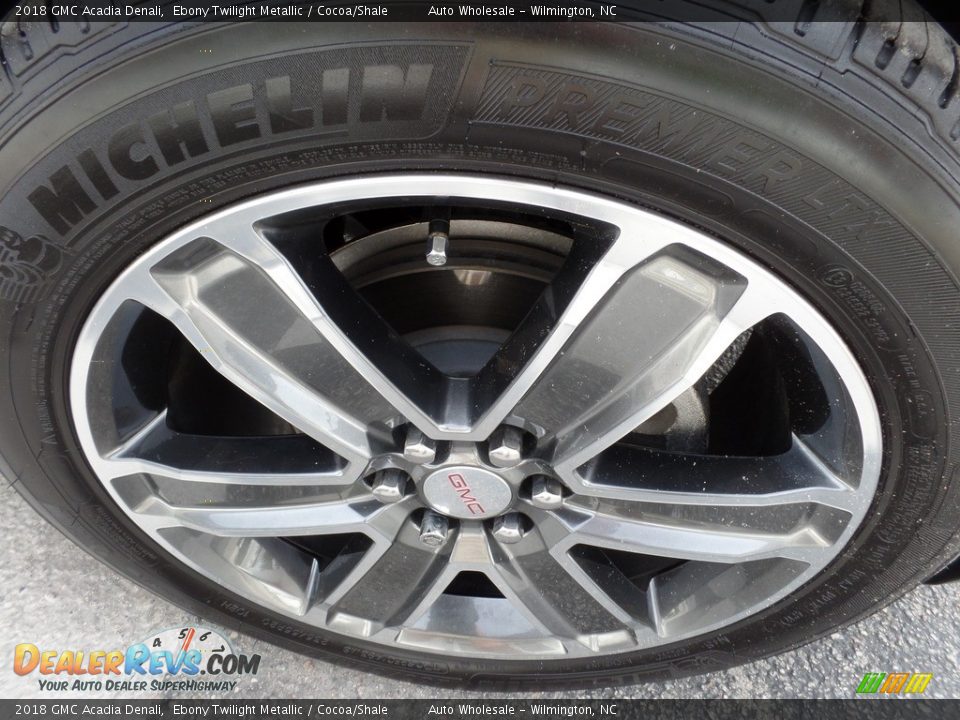 2018 GMC Acadia Denali Ebony Twilight Metallic / Cocoa/Shale Photo #7