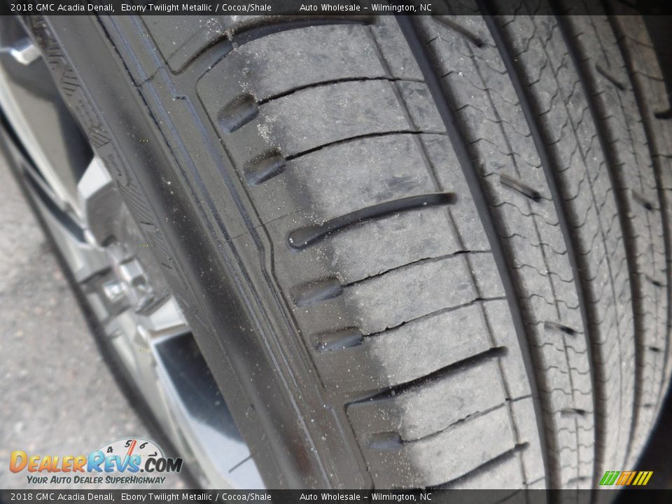 2018 GMC Acadia Denali Ebony Twilight Metallic / Cocoa/Shale Photo #8