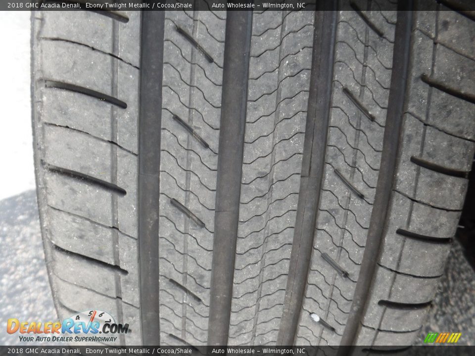 2018 GMC Acadia Denali Ebony Twilight Metallic / Cocoa/Shale Photo #9